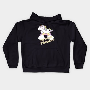 dream theater ll unicorn Kids Hoodie